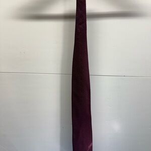 Canali Maroon Textured Tie with Subtle Red Accents